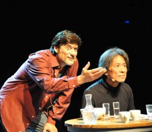 "Brûle ta Maison", adapté et mis en scène par Georges Corraface, avec Gen Shimaoka et Georges Corraface, à la Maison de la Poésie, Paris, le 24 septembre 2013.